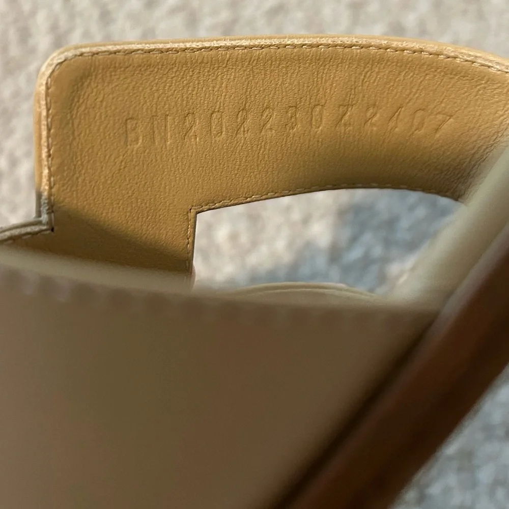 Authentic Hermes Oran Sandals Beige Natura / Beige Natural - size 40 / 9.5 - Picture 9 of 13